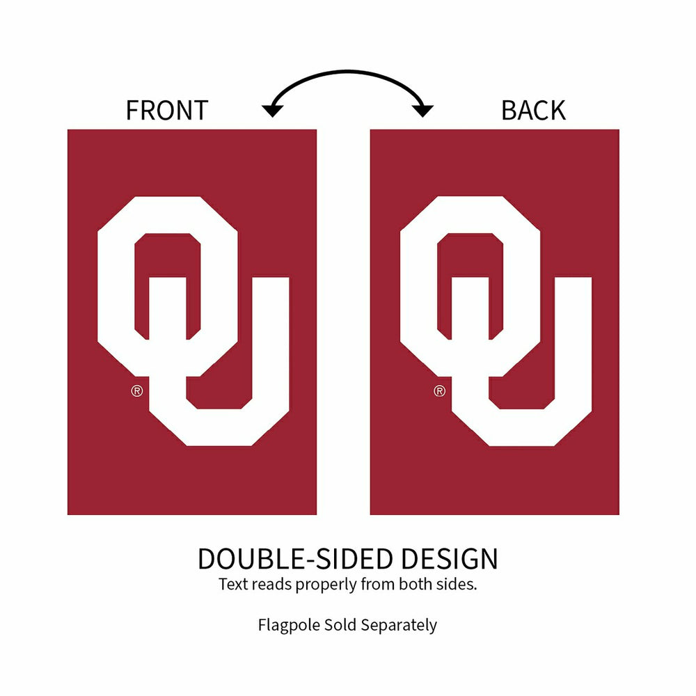 University of Oklahoma Applique House Flag - Collegiate Home