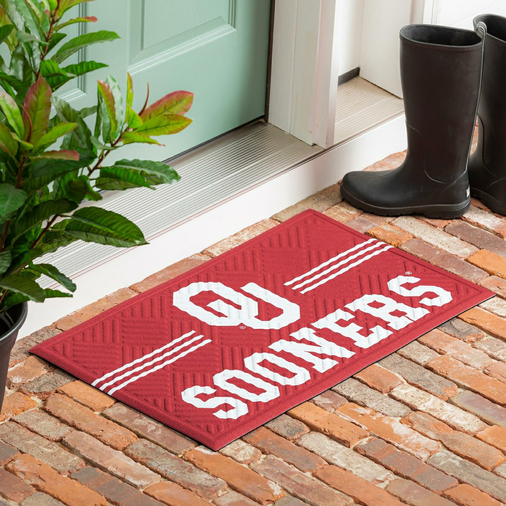 Embossed Mat, Cross Hatch, University of Oklahoma - Collegiate
