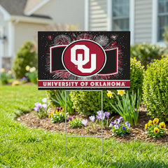 University of Oklahoma Yard Sign, Patriotic - Collegiate Home