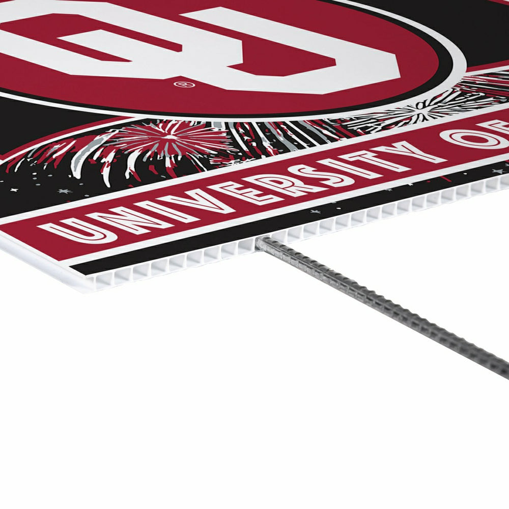 University of Oklahoma Yard Sign, Patriotic - Collegiate Home