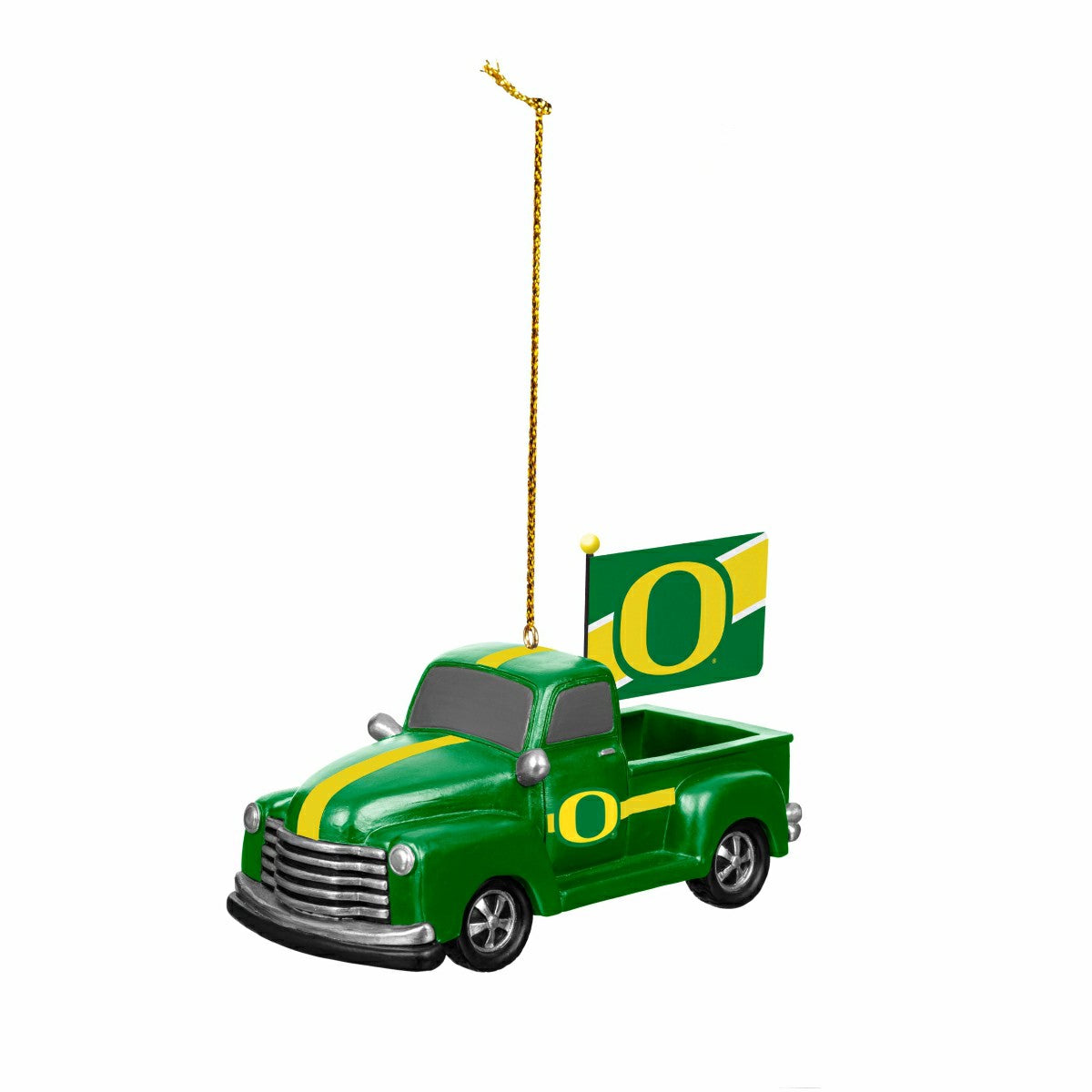 University of Oregon Rally Truck Ornament, Set of 2 - Collegiate Home