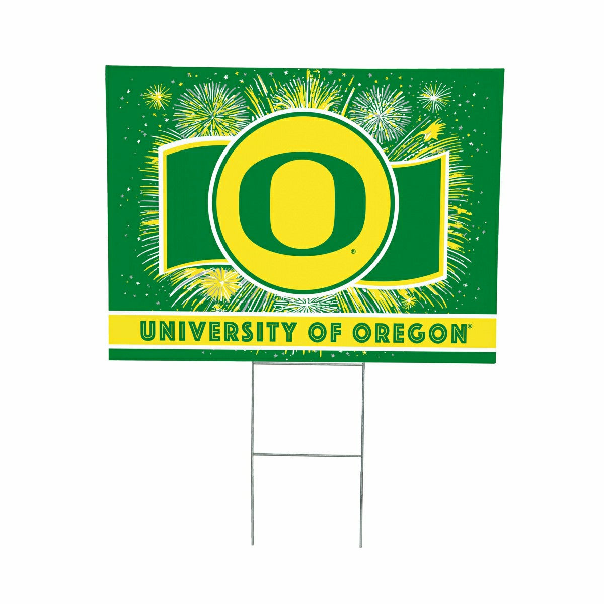 University of Oregon Yard Sign, Patriotic - Collegiate Home