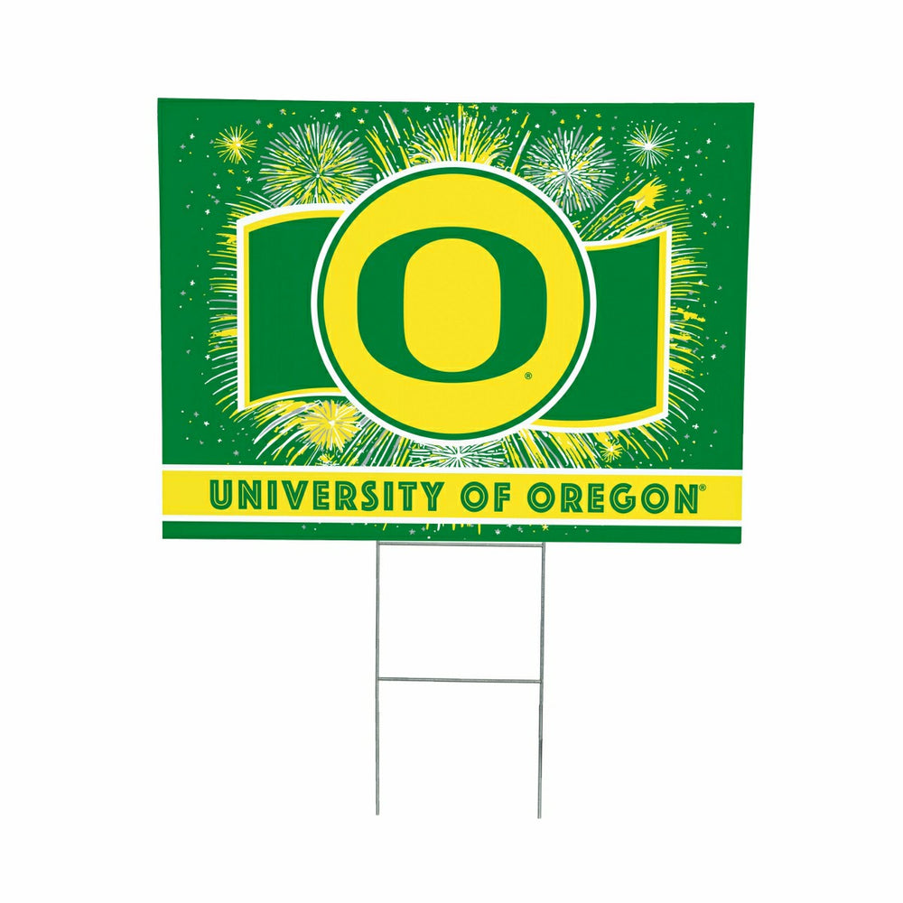 University of Oregon Yard Sign, Patriotic - Collegiate Home