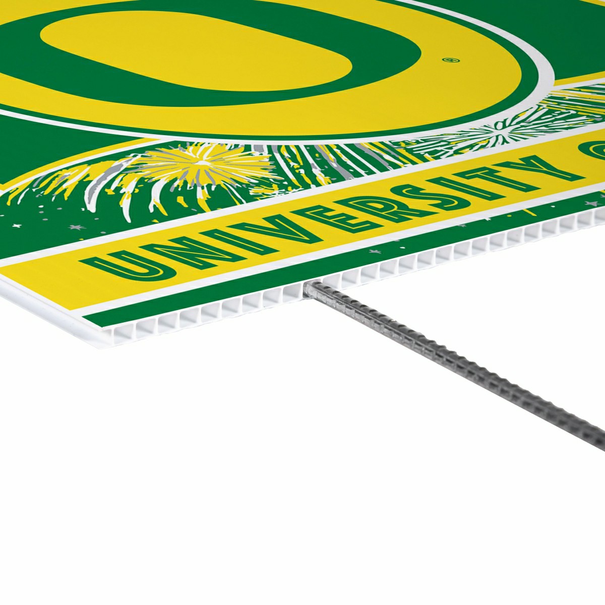 University of Oregon Yard Sign, Patriotic - Collegiate Home