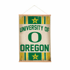 University of Oregon, Canvas Wall Tapestry, Medium, 36x24 - Collegiate Home