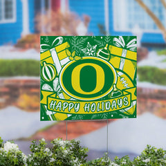 University of Oregon Yard Sign, Holiday - Collegiate Home