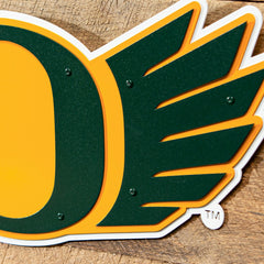 University of Oregon Premier Metal Wall Art - Collegiate Home