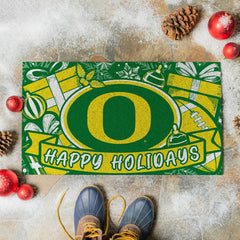 University of Oregon Holiday PVC Mat, 28"x16" - Collegiate