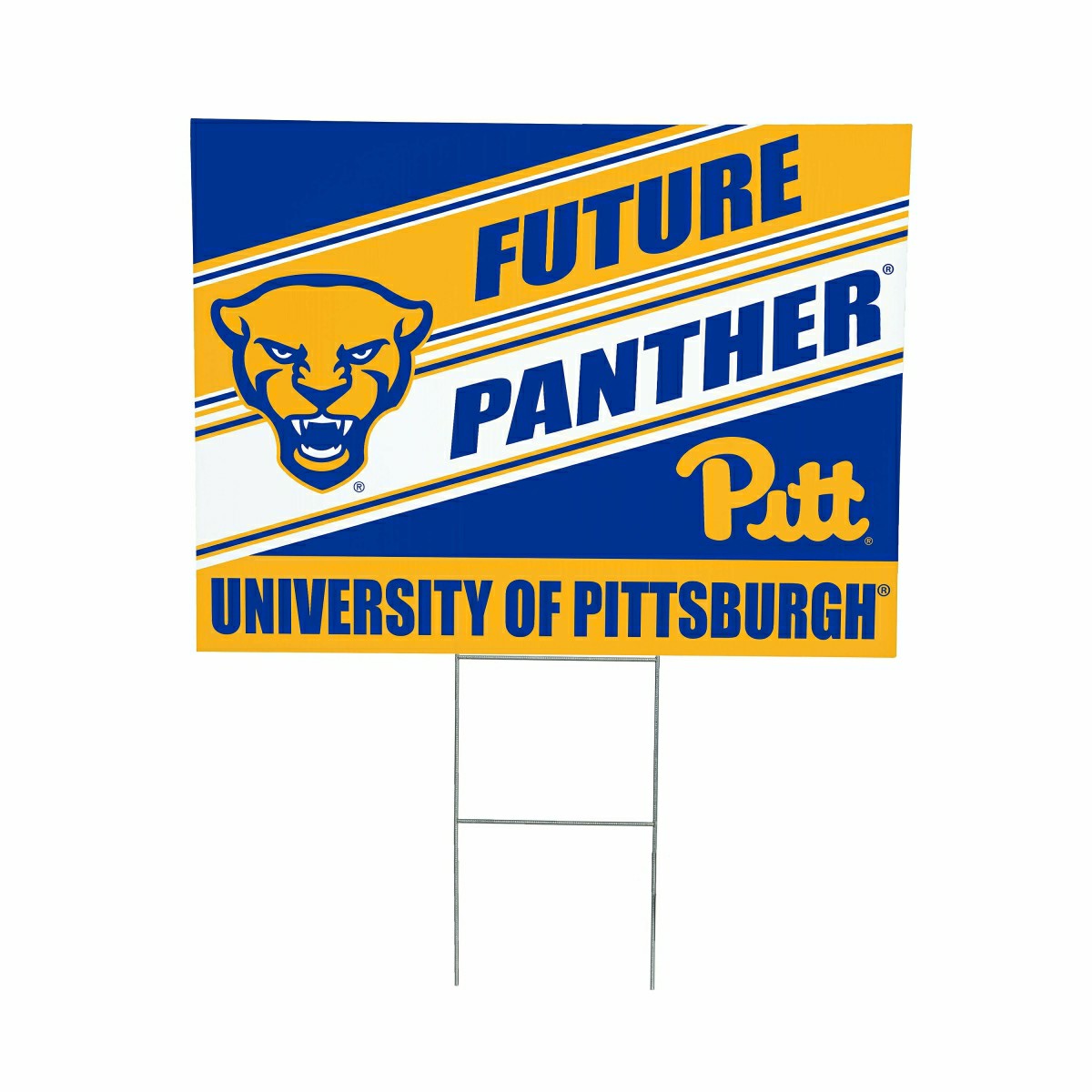 University of Pittsburgh Coroplast Yard Sign, Future Student - Collegiate Home