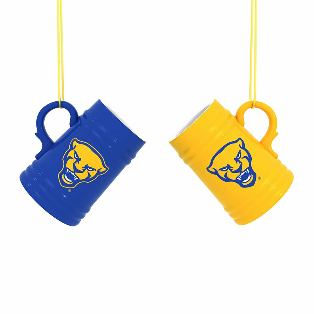 University of Pittsburgh Ceramic Mini Stein, 3oz, set of 2 - Collegiate Home