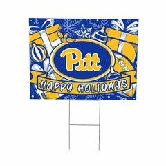 University of Pittsburgh Yard Sign, Holiday - Collegiate Home