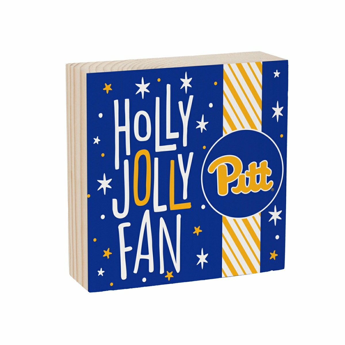 University of Pittsburgh Block, Holiday, 6x6 - Collegiate Home