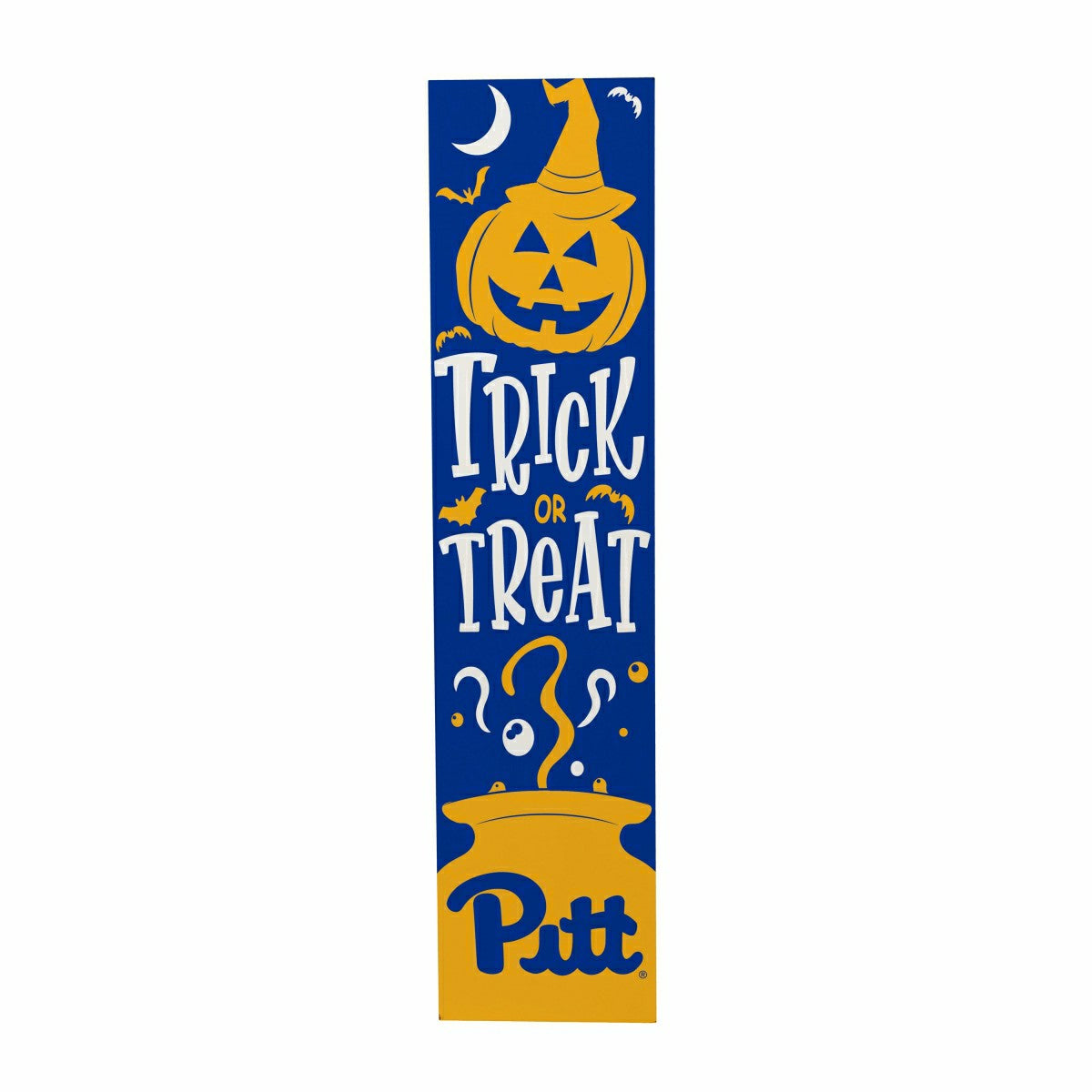 47" Double Sided Leaner, University of Pittsburgh, Halloween - Collegiate Home