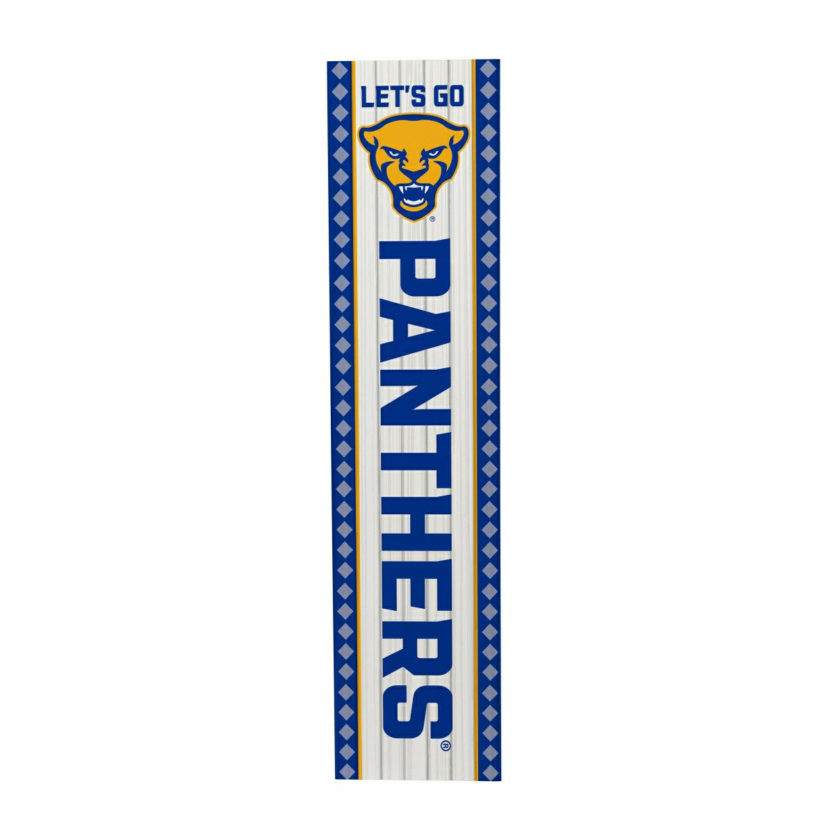 47" Double Sided Leaner, University of Pittsburgh, Christmas - Collegiate Home