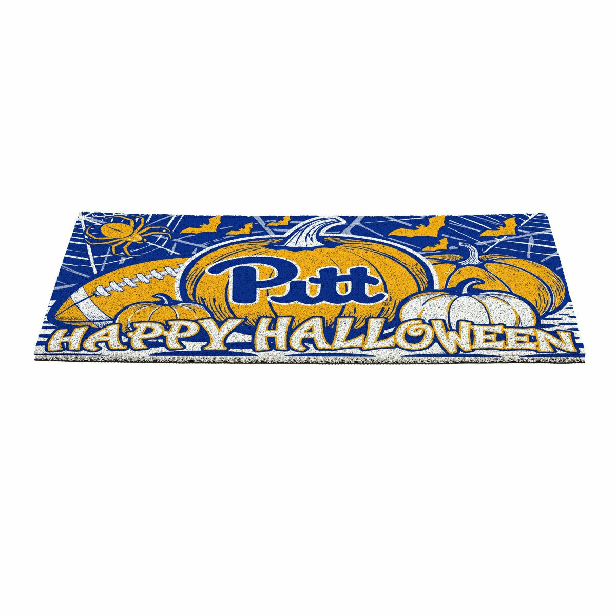 University of Pittsburgh Halloween PVC Mat, 28"x16" - Collegiate