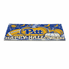 University of Pittsburgh Halloween PVC Mat, 28"x16" - Collegiate