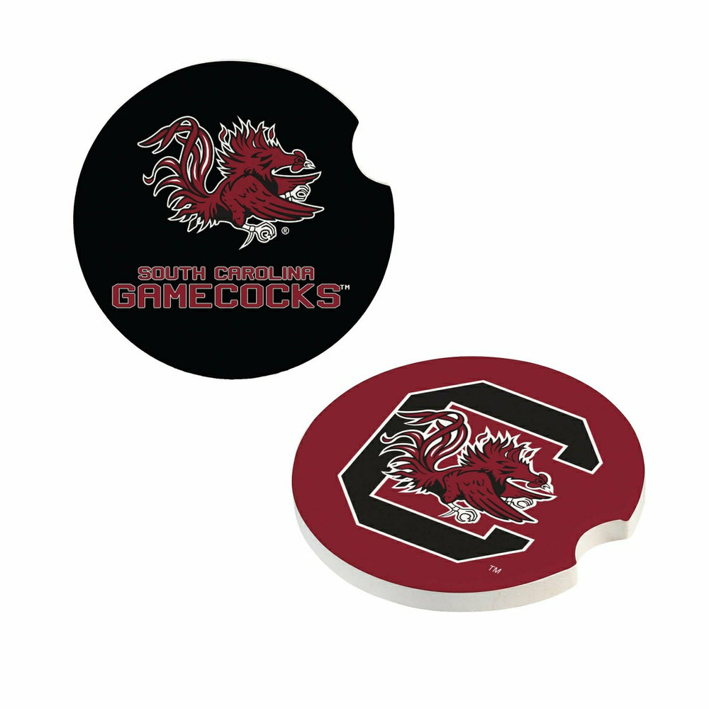 University of South Carolina Car Coaster Set, 2pc - Collegiate Home