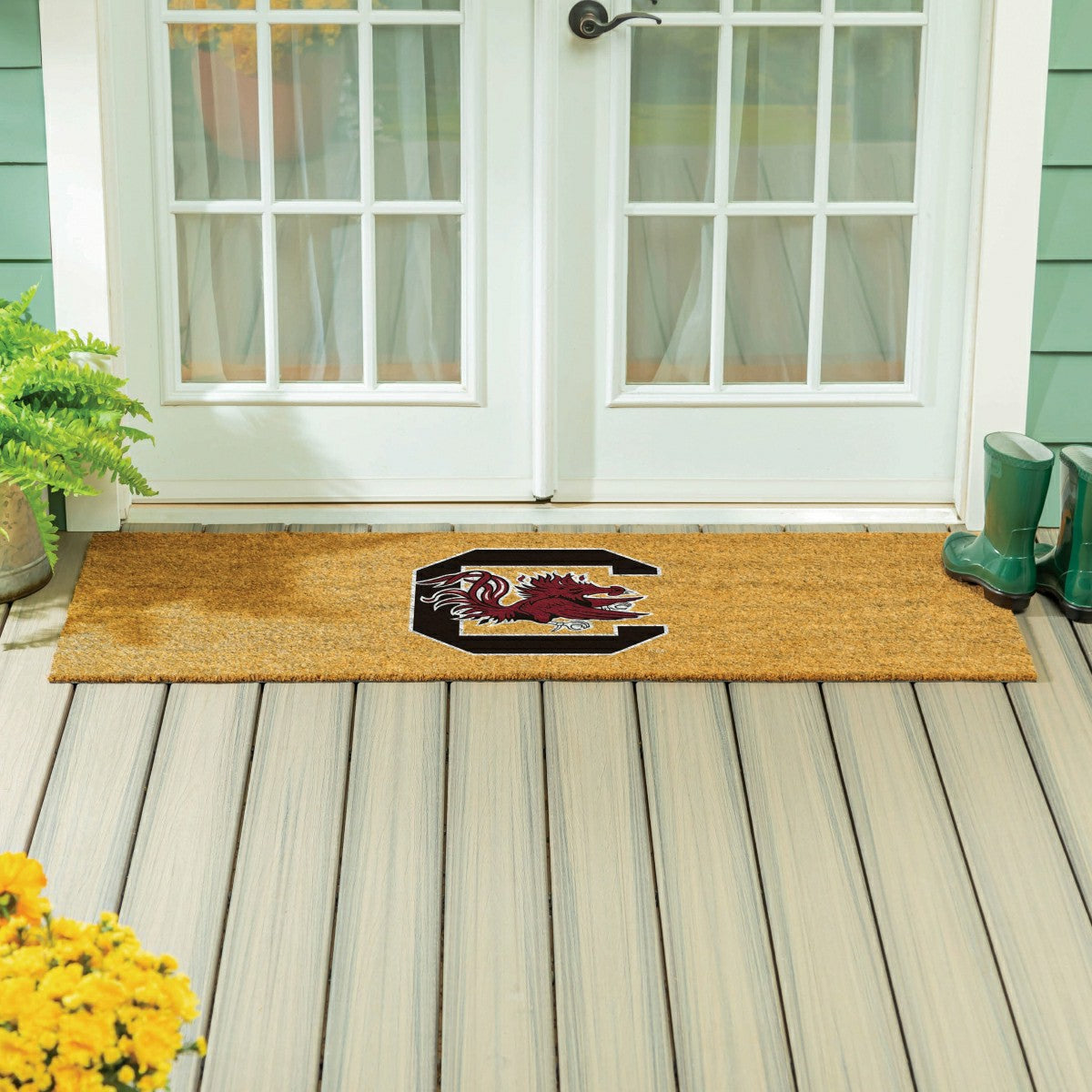 University of South Carolina Extra Large Full Color Coir Mat, 60"x24" - Collegiate