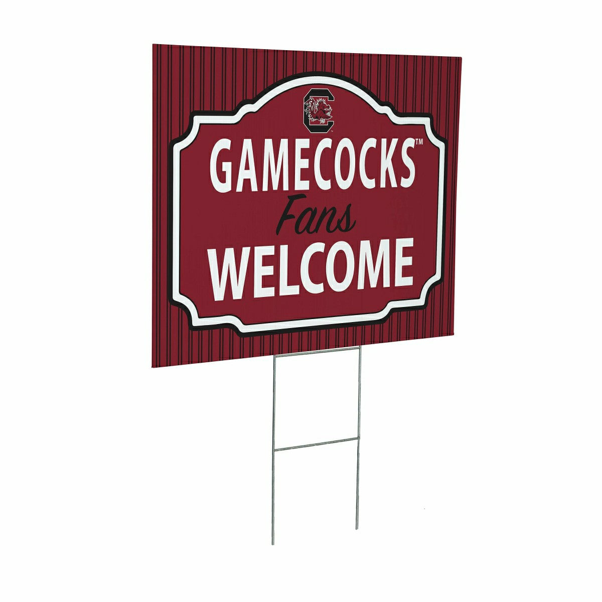 University of South Carolina Coroplast Yard Sign, "Fans Welcome" - Collegiate Home