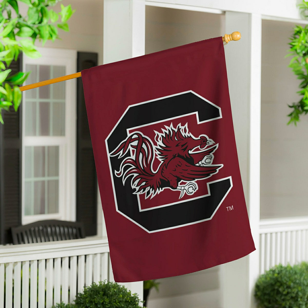 University of South Carolina Applique House Flag - Collegiate Home