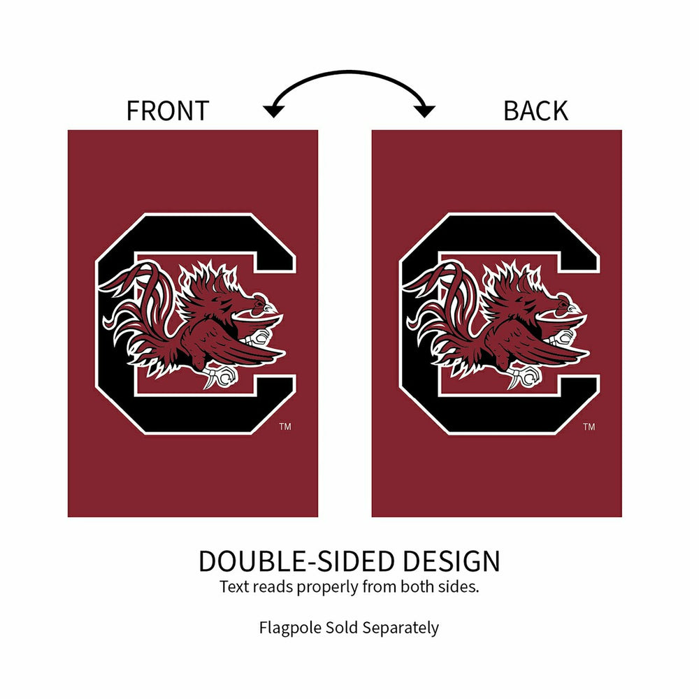 University of South Carolina Applique House Flag - Collegiate Home