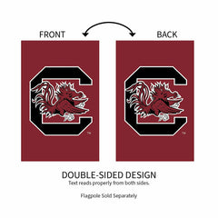 University of South Carolina Applique House Flag - Collegiate Home