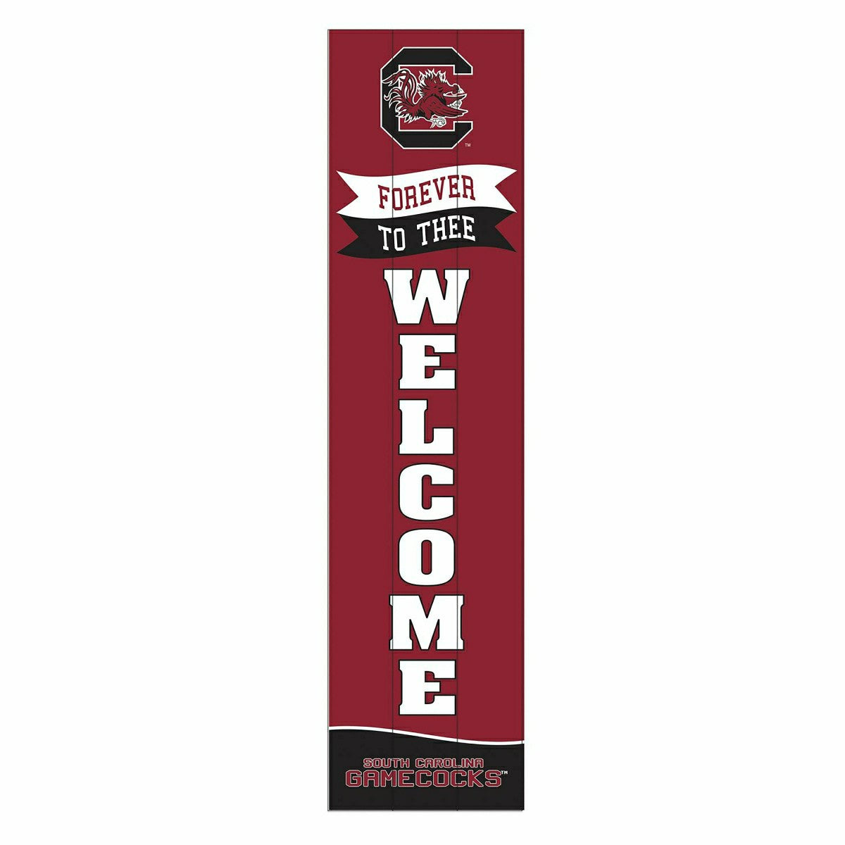 University of South Carolina Large Single Sided Leaner, 46" - Collegiate Home