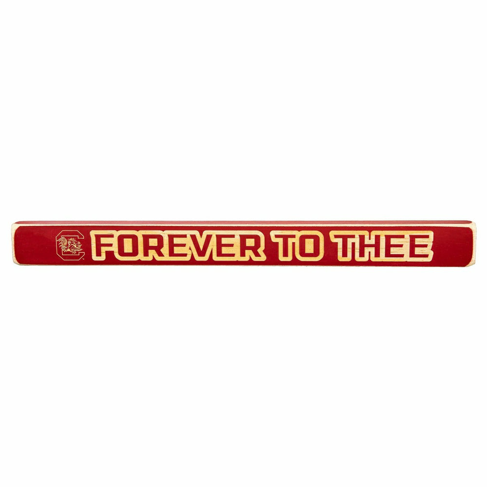University of South Carolina Engraved Wood Sign, 1.5" x 18" - Collegiate Home