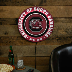 University of South Carolina, Metal Lite, Round - Collegiate