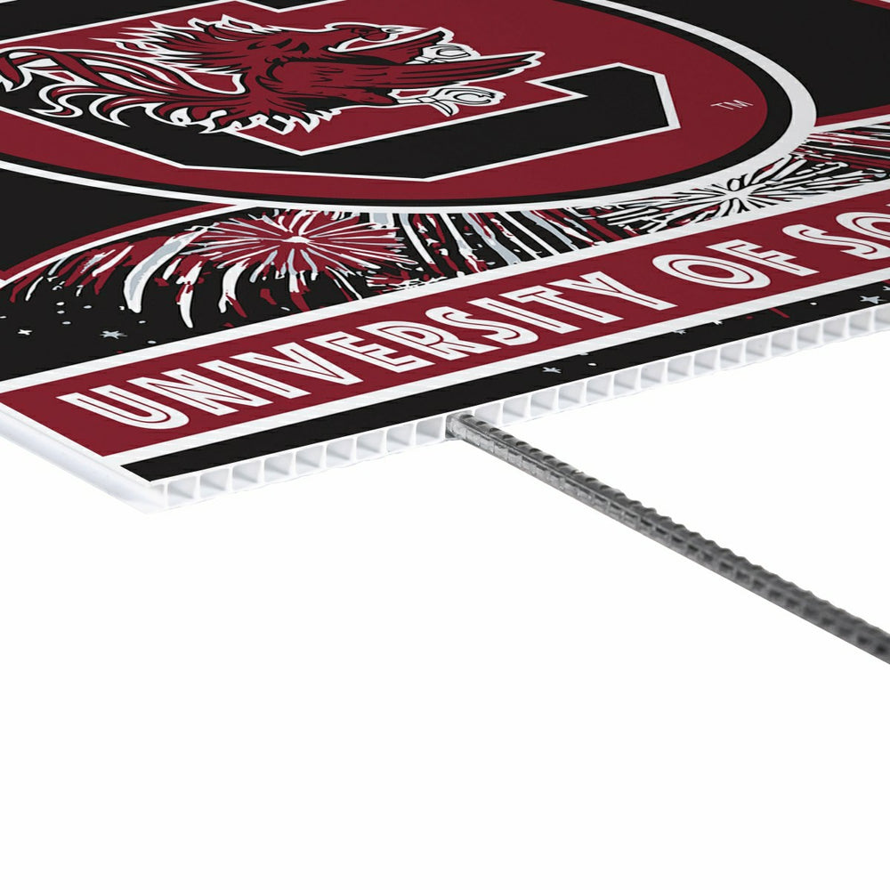 University of South Carolina Yard Sign, Patriotic - Collegiate Home