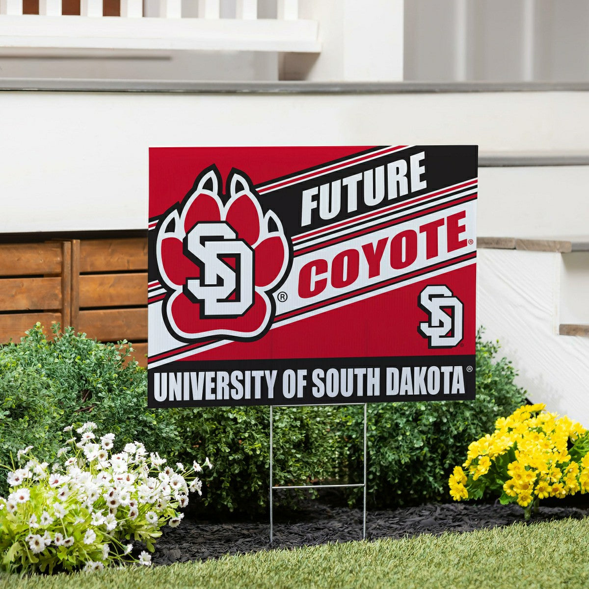 University of South Dakota Coroplast Yard Sign, Future Student - Collegiate Home