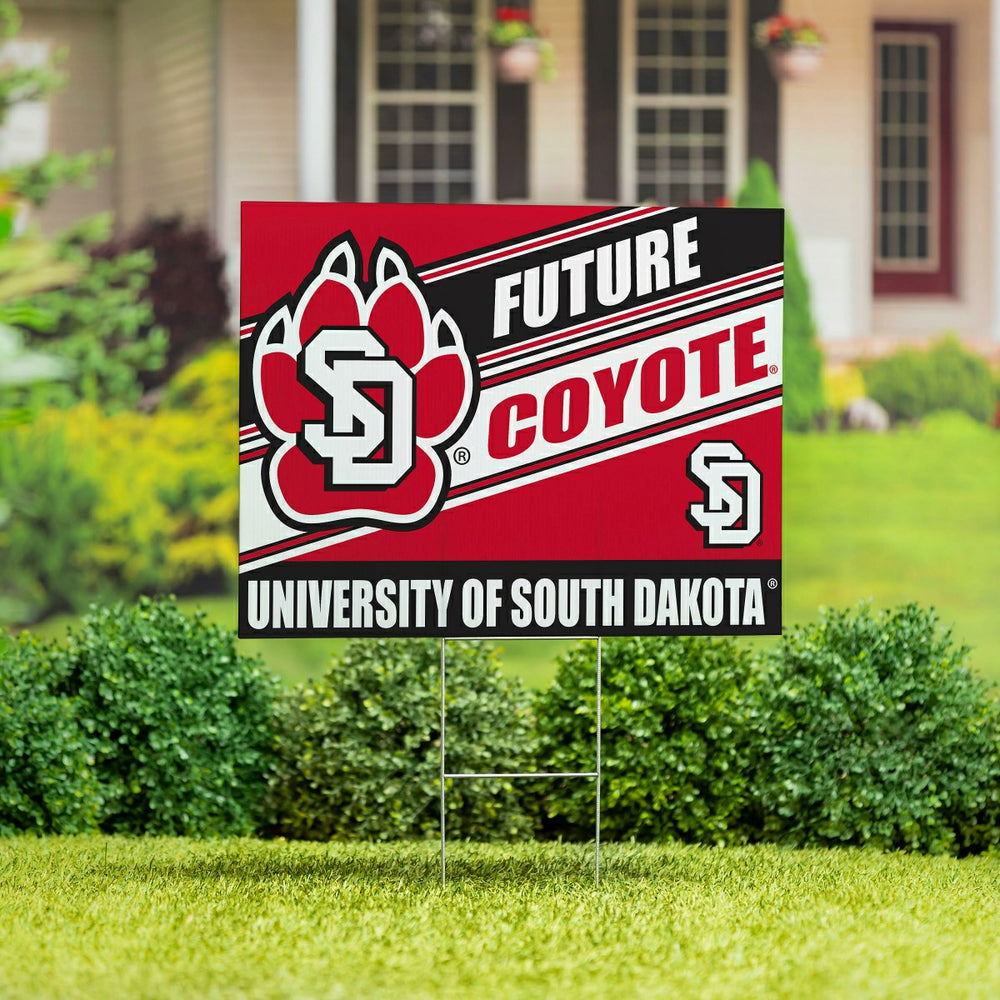 University of South Dakota Coroplast Yard Sign, Future Student - Collegiate Home