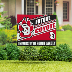 University of South Dakota Coroplast Yard Sign, Future Student - Collegiate Home