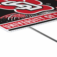University of South Dakota Yard Sign, Patriotic - Collegiate Home