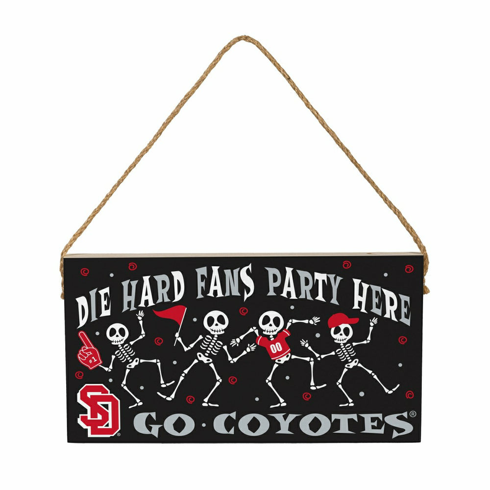 University of South Dakota Halloween Wood Wall Sign, 6x11 - Collegiate Home