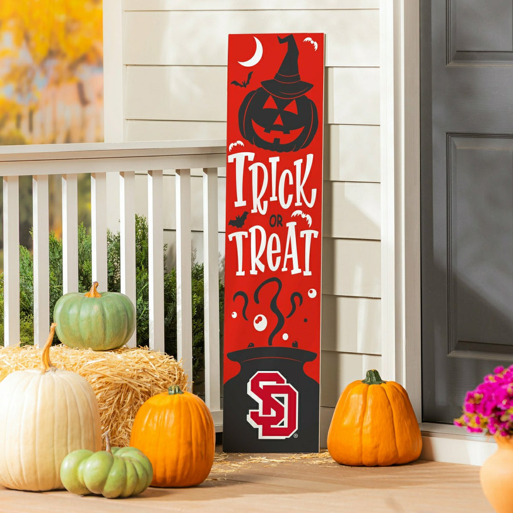 47" Double Sided Leaner, University of South Dakota, Halloween - Collegiate Home