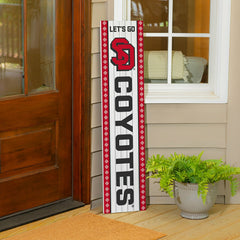 47" Double Sided Leaner, University of South Dakota, Christmas - Collegiate Home
