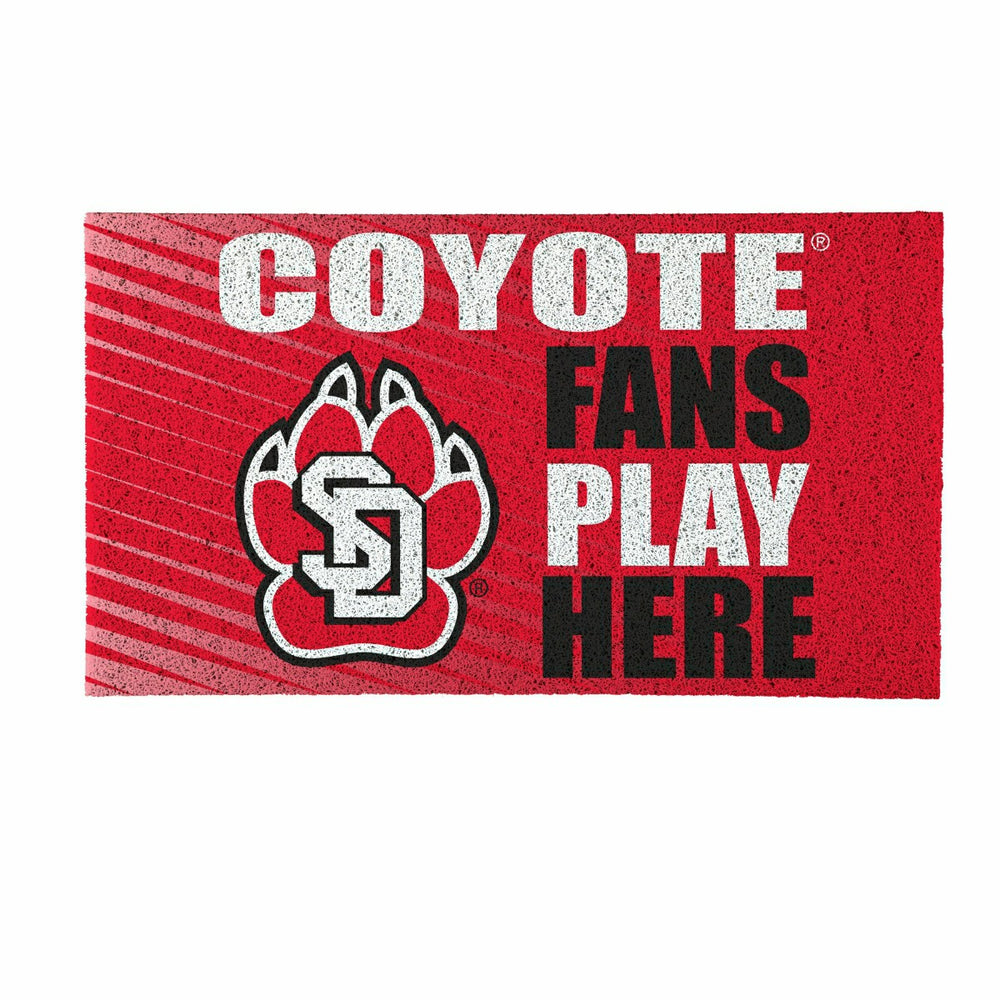 University of South Dakota Fan Mat, 28"x16" - Collegiate