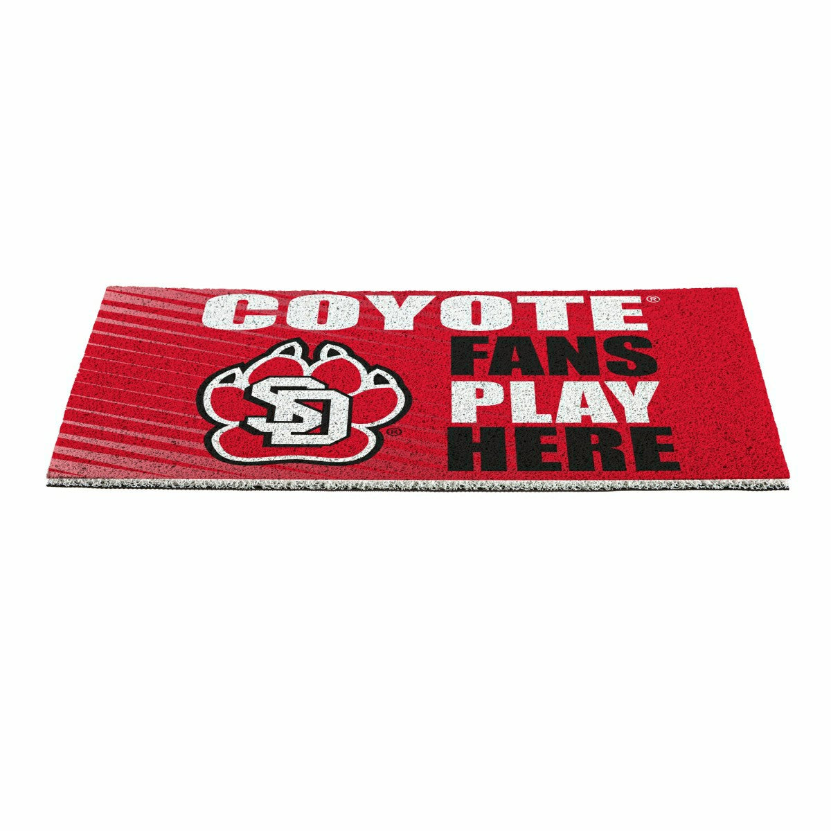 University of South Dakota Fan Mat, 28"x16" - Collegiate