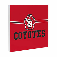 University of South Dakota Wood Wall Sign, 12x12 - Collegiate Home