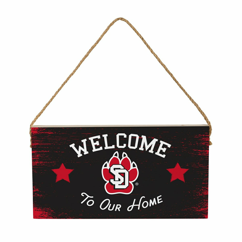 University of South Dakota Wood Wall Sign, 6x11 - Collegiate Home