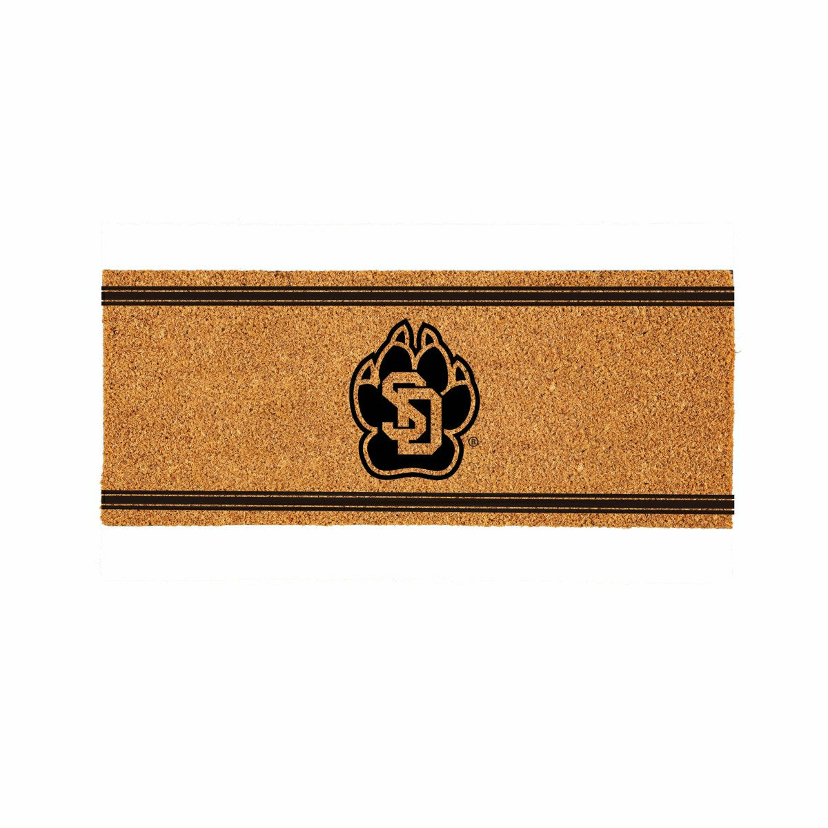 University of South Dakota Extra Large One Color Coir Mat, 60"x24" - Collegiate