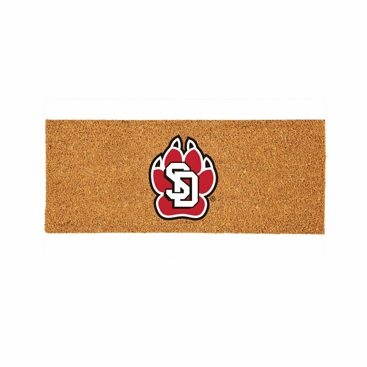 University of South Dakota Extra Large Full Color Coir Mat, 60"x24" - Collegiate