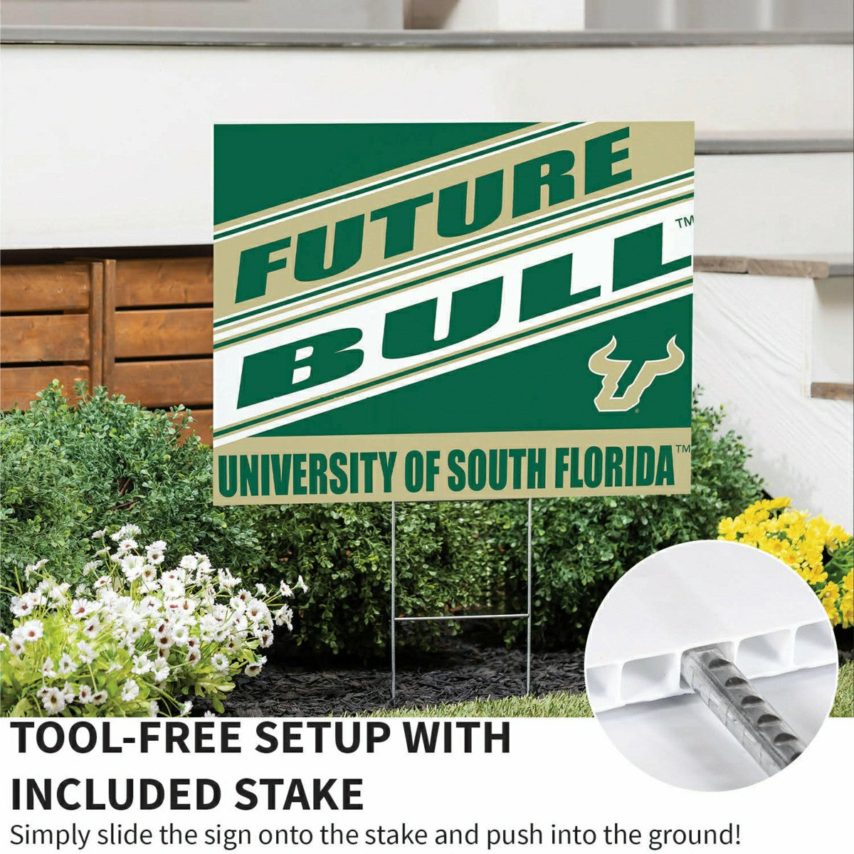 University of South Florida Coroplast Yard Sign, Future Student - Collegiate Home