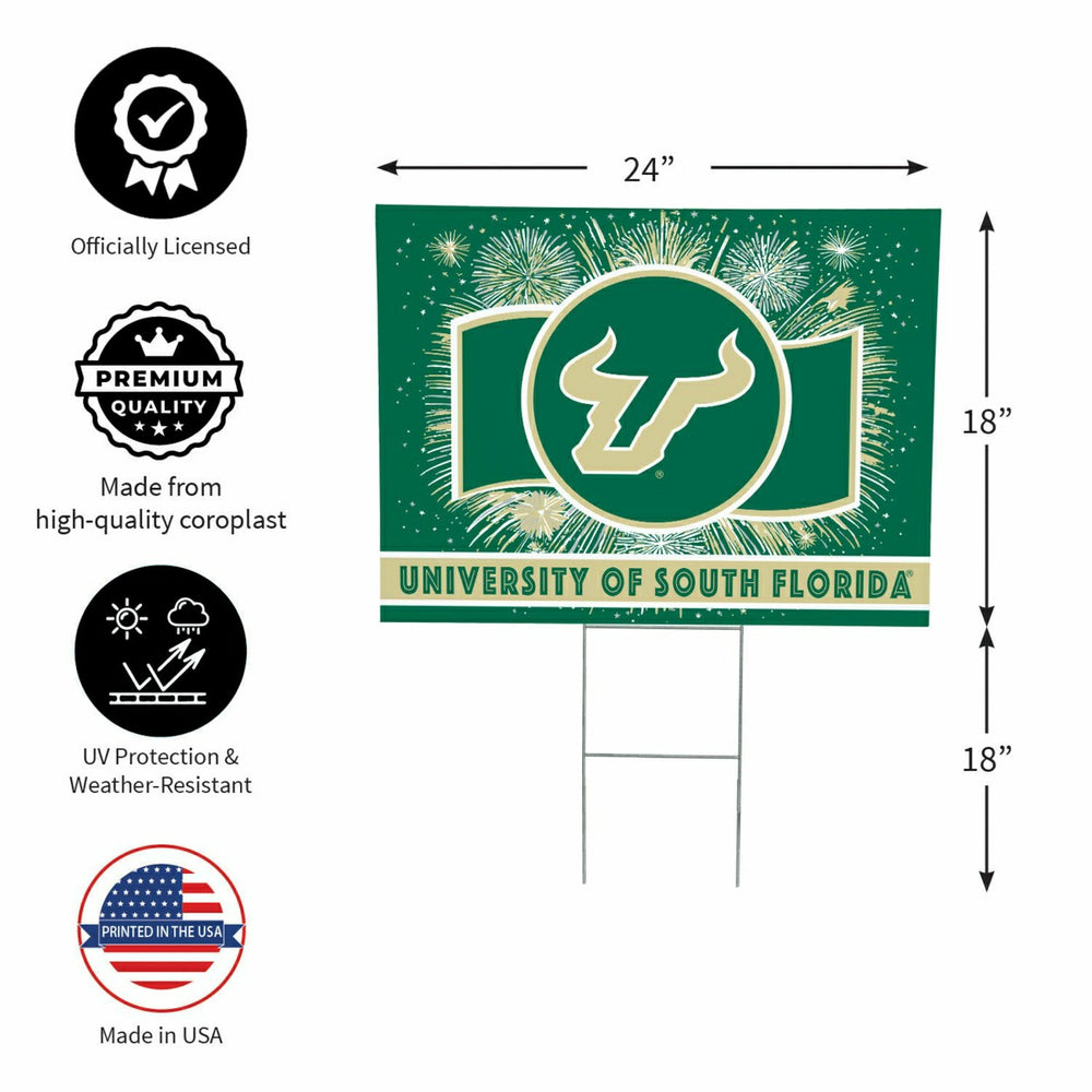 University of South Florida Yard Sign, Patriotic - Collegiate Home