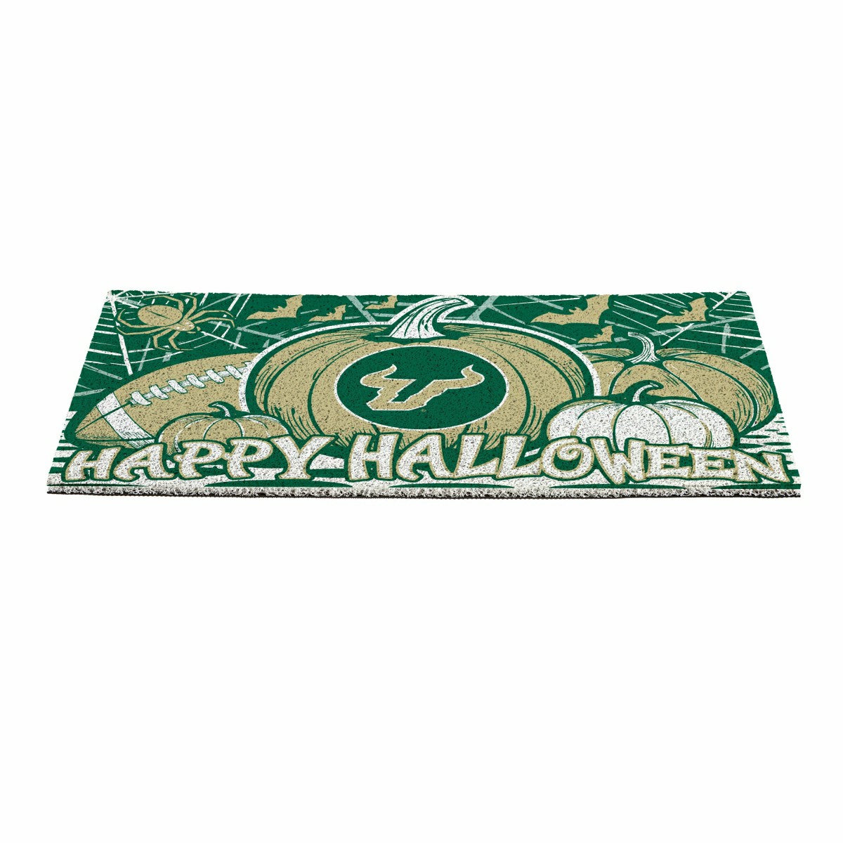 UNIVERSITY OF SOUTH FLORIDA Halloween PVC Mat, 28"x16" - Collegiate