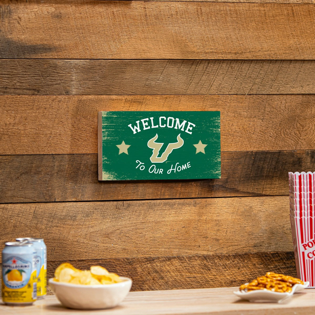 University of South Florida Wood Wall Sign, 6x11 - Collegiate Home