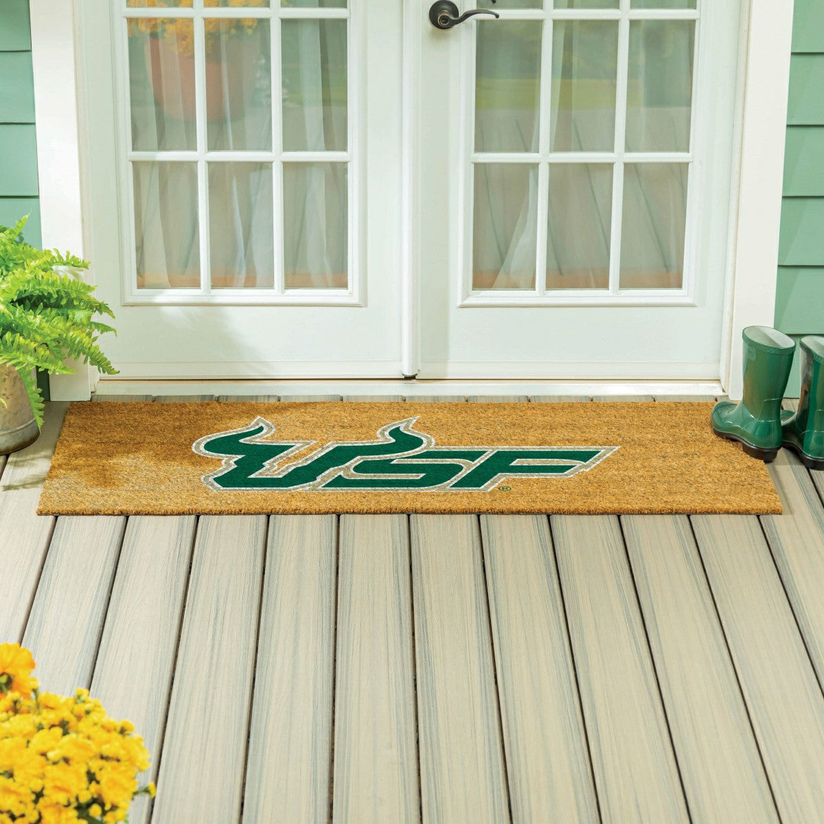 University of South Florida Extra Large Full Color Coir Mat, 60"x24" - Collegiate