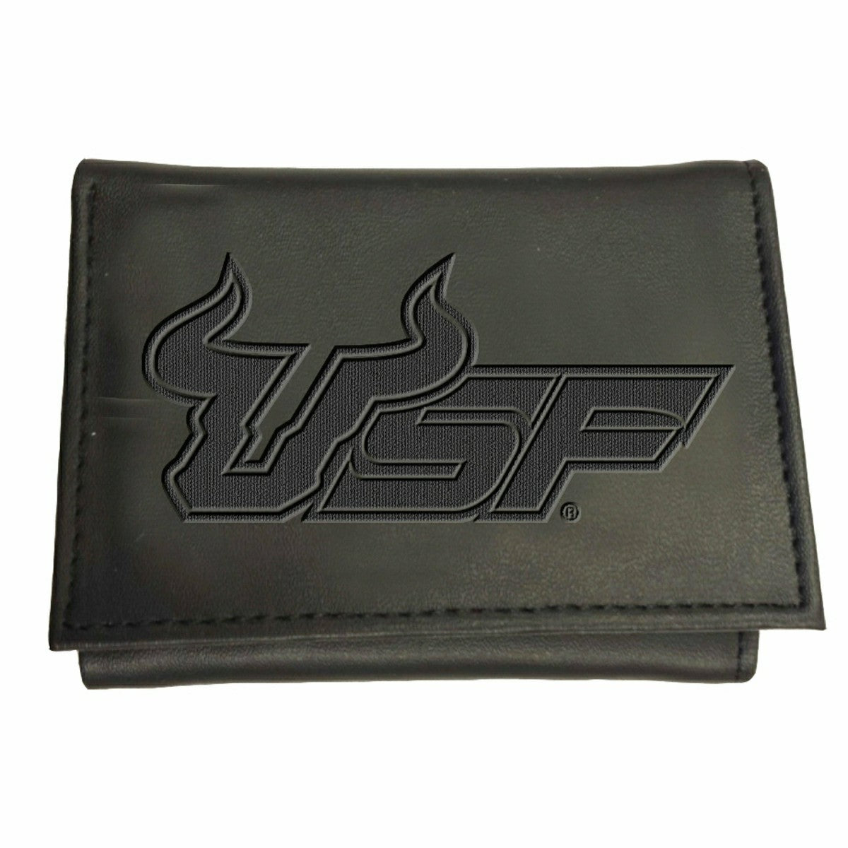 South Florida University , Tri-Fold Wallet, Black - Collegiate Home