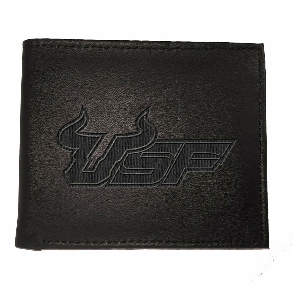 South Florida University , Bi-Fold Wallet, Black - Collegiate Home